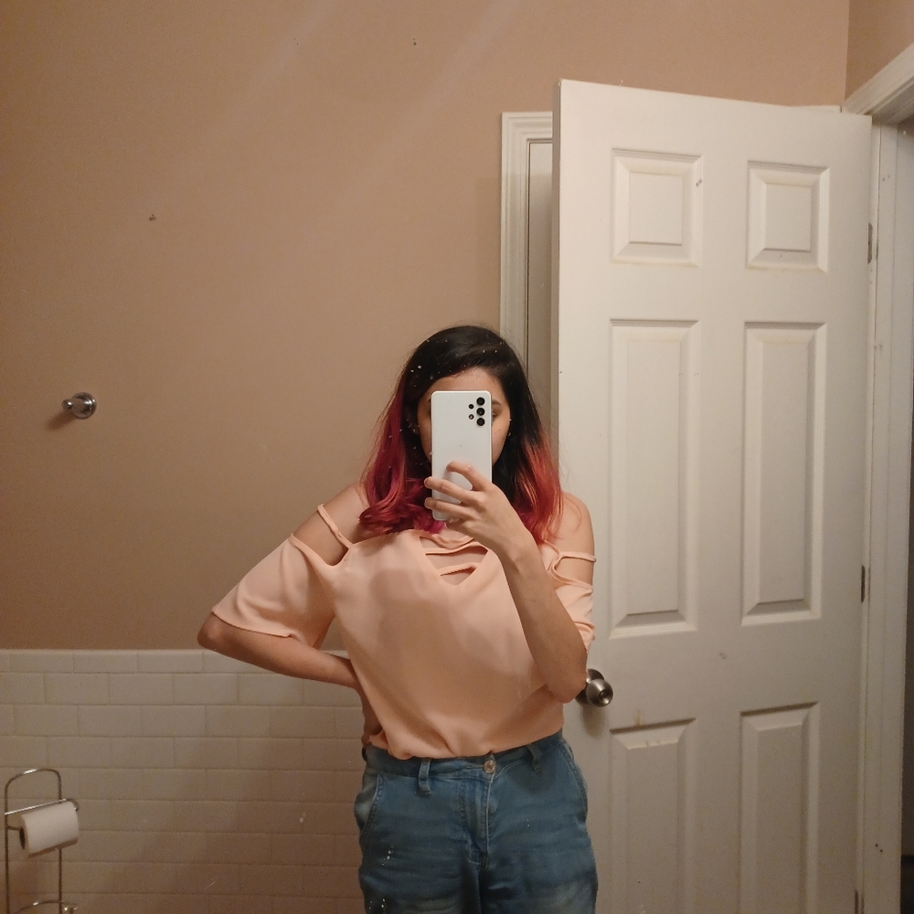 Flowy Pink Top
